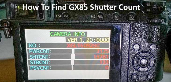 Nikon d7200 shutter count check online